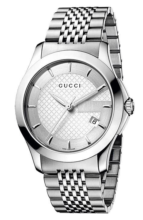 gucci stainless steel bracelet watch